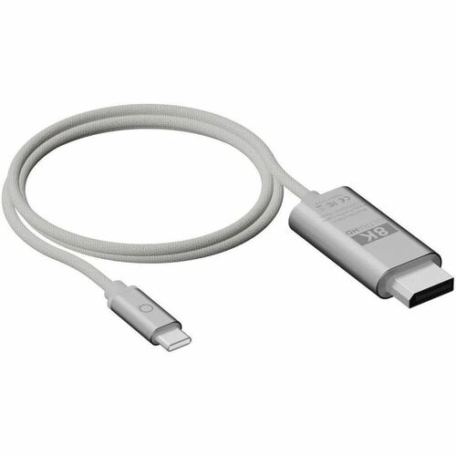 LinQ ProCable 2 m DisplayPort/USB-C A/V Cable - Cable for Mobile Device, Notebook, Computer, Display - First End: 1 x Disp