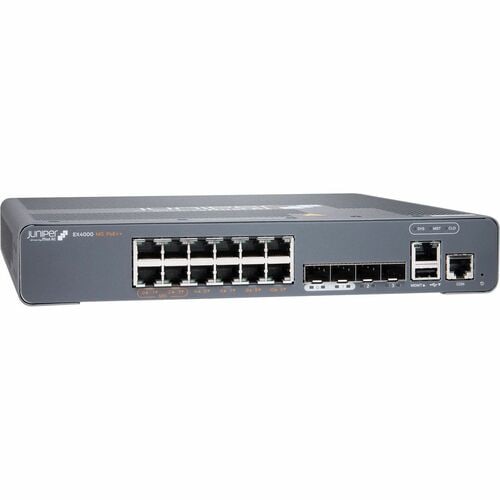 Juniper EX4000-12MP Ethernet Switch - 12 Ports - Manageable - Gigabit Ethernet, 2.5 Gigabit Ethernet, 10 Gigabit Ethernet 