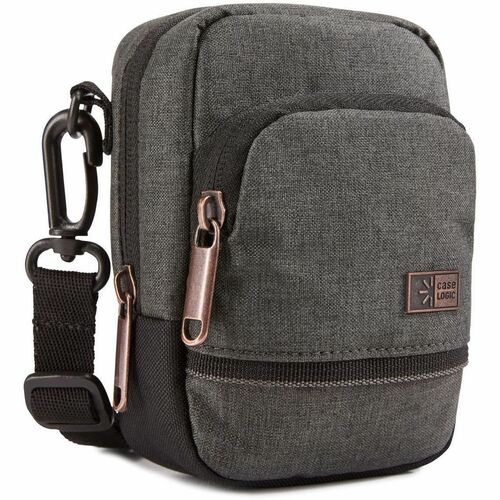 Case Logic Era CECS-101 Carrying Case (Pouch) Camera - Obsidian - Polyester Body - Shoulder Strap - 190.5 mm Height x 66 m