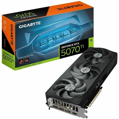 Gigabyte NVIDIA GeForce RTX 5070 Ti Graphic Card - 16 GB GDDR7 - 7680 x 4320 - 2.54 GHz Core - 256 bit Bus Width - PCI Exp