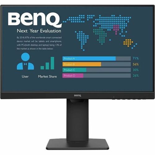 BenQ BL2486TC 24.0" Class Full HD LED Monitor - 16:9 - 60.5 cm (23.8") Viewable - In-plane Switching (IPS) Technology - LE