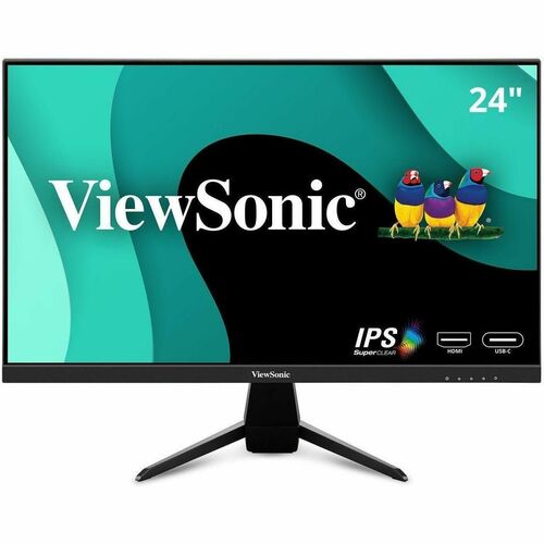 Monitor LED ViewSonic VX2467U 24.0" (61.0cm) Class Full HD - 16:9 - Negro - 23.6" (59.9cm) Viewable - SuperClear IPS - LED