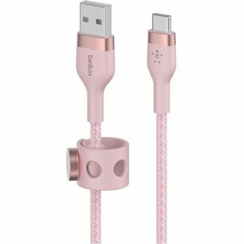 Belkin BOOST↑CHARGE PRO Flex Charging Cable - 1 m - For Mobile Phone, Smartphone, Tablet, iPad, iPad Air, iPad Pro, iPad m