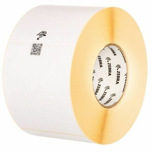 Mehrzwecketikett Zebra Z-Perform - 13 mm Höhe x 64 mm Breite - Rolle - Permanent Kleber - Uncoated - 9449 / Rolle - 5 / Box