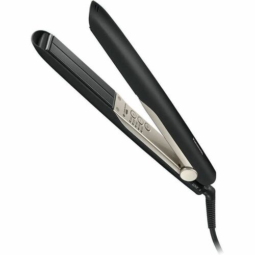 Panasonic Hair Straightener - 5 Heat Settings - Ceramic Plate - AC Supply Powered - Black