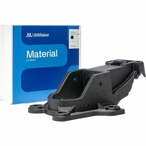 Ultimaker 3D Printer PPS CF Filament - Metallic Anthracite - 0.11" Filament