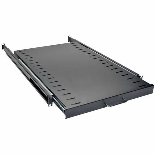 Tripp Lite series SmartRack SRSHELF4PSL Rack Shelf - Black - Cold-rolled Steel (CRS) - 22.68 kg Maximum Weight Capacity