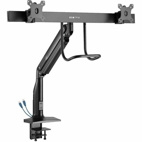 Tripp Lite series Safe-IT DMPDD1735AM Clamp Mount for Monitor, Interactive Display - Black - 2 Display(s) Supported - 43.2