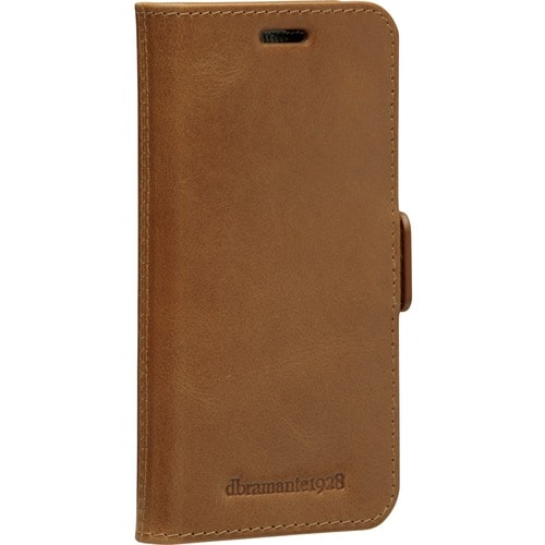dbramante1928 ApS Lynge Carrying Case (Wallet) Apple iPhone 12 mini Smartphone - Tan - Impact Resistant - Full Grain Leath
