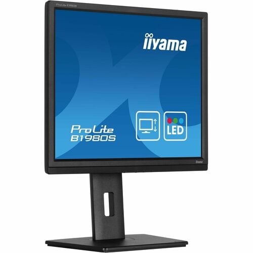 Moniteur LED iiyama ProLite B1980S-B1 19" Class SXGA - 5:4 - Noir mat - 48,3 cm (19") Viewable - Nématique Torsadé (TN) - 