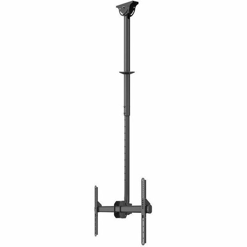 Neomounts Ceiling Mount for TV - Black - Height Adjustable - 1 Display(s) Supported - 94 cm to 177.8 cm (70") Screen Suppo