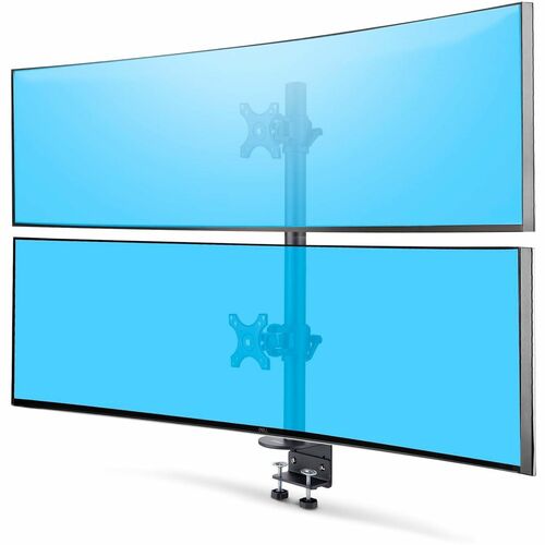 StarTech.com Desk Mount for Monitor, Curved Screen Display - Black - Landscape/Portrait - TAA Compliant - Height Adjustabl