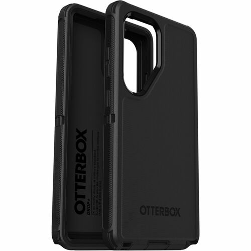 OtterBox Defender Case for Samsung Galaxy S25 Ultra Smartphone - Texturing - Black - Retail - 1 - Drop Resistant, Shock Ab