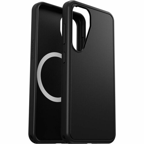 OtterBox Symmetry Case for Samsung Galaxy S25 Smartphone - Black - Drop Resistant - Plastic, Polycarbonate (PC) - Wireless