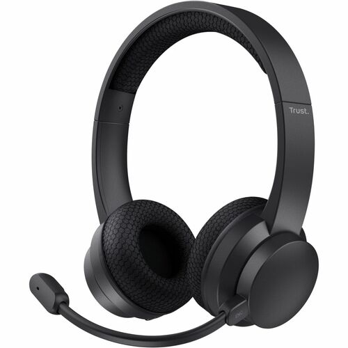 Trust Ayda Kabel/Kabellos Kopfbügel, Auf den Ohren Stereo Headset - Schwarz - Binaural - Ohraufliegend - 20 Hz bis 20 kHz 