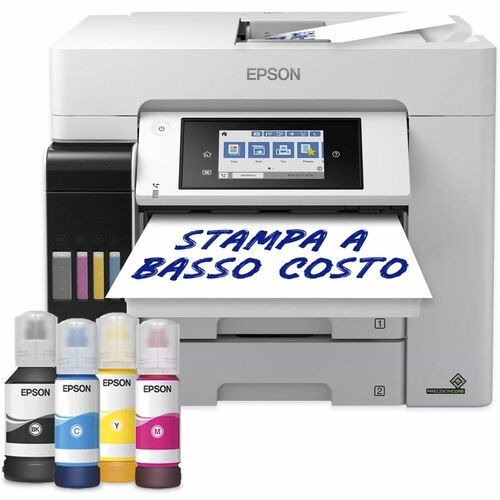 Epson ET-5885 Wired & Wireless EcoTank Pro Inkjet Multifunction Printer - Colour - Copier/Fax/Printer/Scanner - 32 ppm Mon