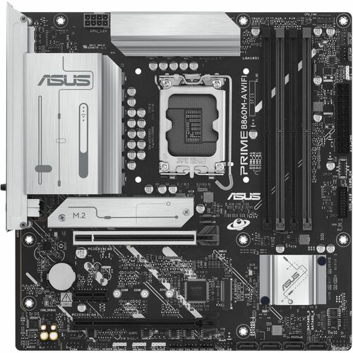 Carte mère de jeux de bureau Asus Prime PRIME B860M-A WIFI - Intel B860 Chipset - Socket LGA-1851 - Micro ATX - Core Ultra
