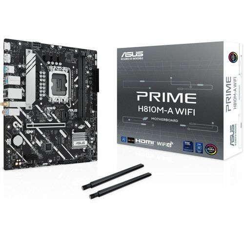 Carte Mère Asus Prime H810M-A WIFI - Intel H810 Chipset - Socket LGA-1851 - Micro ATX - Core Ultra Processor Supported - 2