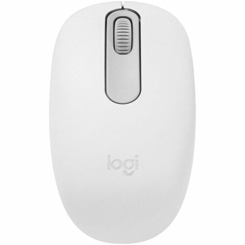 Logitech M196 Mouse - Optical - Wireless - 32.81 ft - Bluetooth - Raw White - 1000 dpi - Scroll Wheel - Small/Medium Hand/