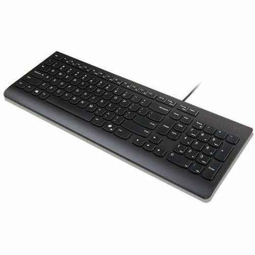 Lenovo Essential Tastatur - Kabel Konnektivität - USB Typ-A Schnittstelle - Deutsch - Schwarz - Plunger Keyswitch - CoPilo