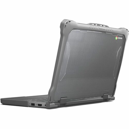 Max Cases Extreme Shell-F2 Chromebook Case - For HP Chromebook - Gray, Clear - Impact Resistant, Drop Resistant, Oil Resis