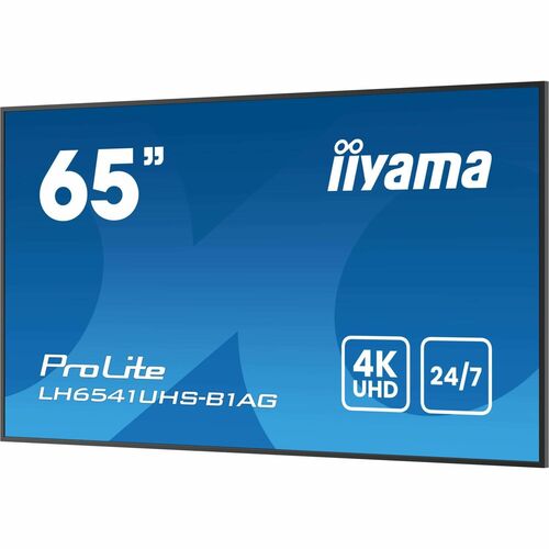 LCD Ecrans à affichages dynamiques iiyama ProLite LH6541UHS-B1AG 1638,30 mm - 24 Heures/7 Jours Operation - Vertical Align
