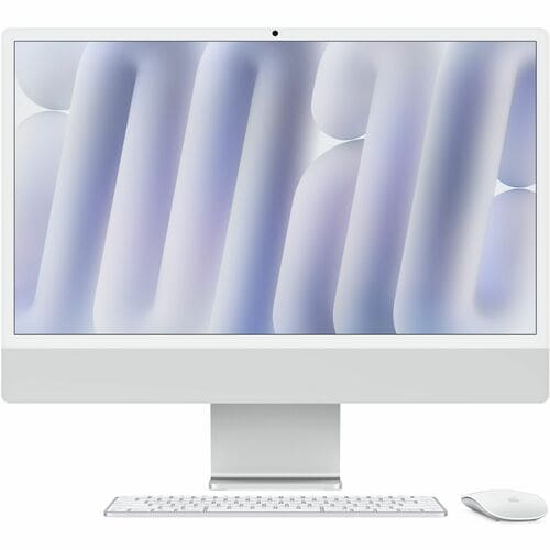 24-inch iMac with Retina 4.5K display: Apple M4 chip with 10‑core CPU and 10‑core GPU, 16GB, 256GB SSD - Silver