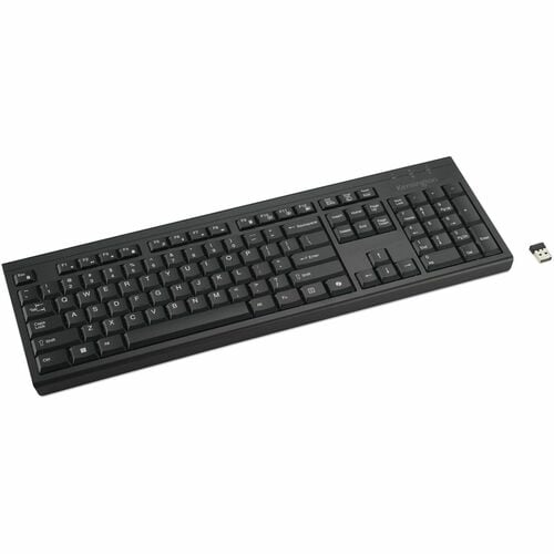 Kensington KB270 EQ Rechargeable AI keyboard with Copilot Key - Wireless Connectivity - Bluetooth/RF - 5 - 2.40 GHz - USB 