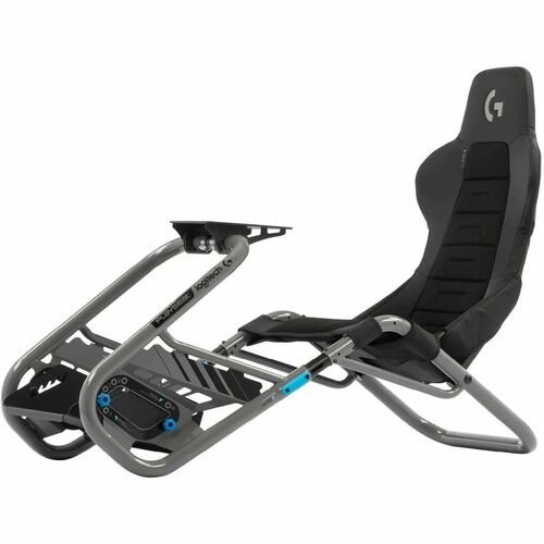 Playseats Trophy Gaming Chair - ActiFit, Steel Alloy, Aluminium - Black