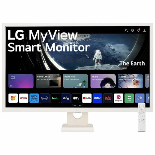 Monitor LCD inteligente LG MyView 32SR50F-W 32" (81.3cm) Class Full HD - 16:9 - 31.5" (80cm) Viewable - Tecnología conmuta