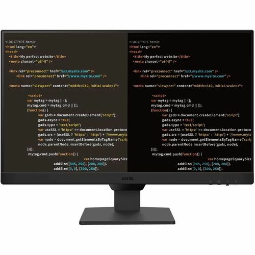 BenQ GW2490 24" Class Full HD LED Monitor - 16:9 - Black - 60.5 cm (23.8") Viewable - In-plane Switching (IPS) Technology 