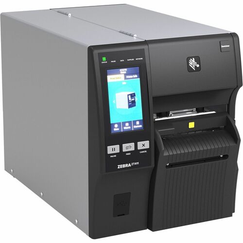 Zebra ZT411 Industrial, Manufacturing, Transportation & Logistic, Laboratory Thermal Transfer Printer - Monochrome - Deskt