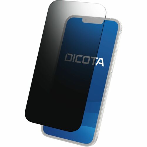 Dicota Polyethylene Terephthalate (PET) Privacy Screen Filter for Apple iPhone 16 Plus - Black - For OLED iPhone 16 Plus -