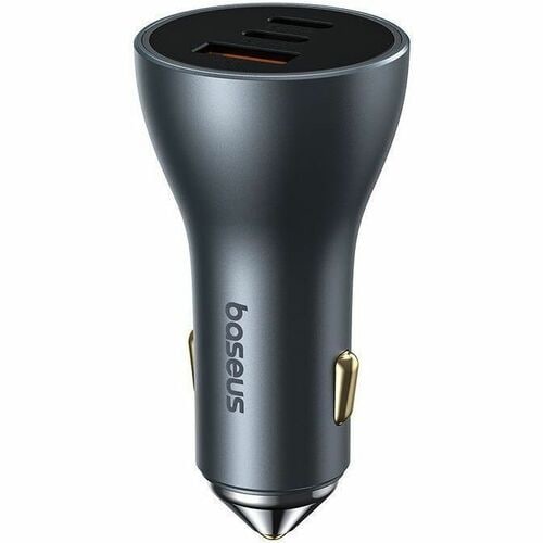 Adattatore auto Baseus Golden Contactor - 65 W - Adattatore universale - 1 USB - 2 USB Type-C - Per Computer portatile, Sm