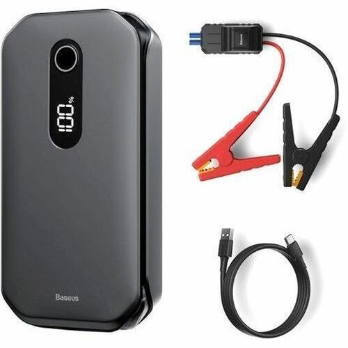 Baseus CRJS03-01. Corrente d'uscita: 2,4 A, Colore del prodotto: Nero, Corrente di avviamento: 600 A. Tipologia alimentazi