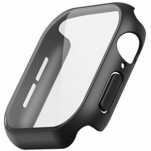 Belkin TemperedCurve 2-in-1 Screen Protector for Apple Watch Series 10 (42mm/black) Black - For OLED Apple Watch - Bump Re