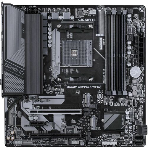 Gigabyte Ultra Durable B550M GAMING X WIFI6 Gaming Desktop Motherboard - AMD B550 Chipset - Socket AM4 - Micro ATX - Ryzen
