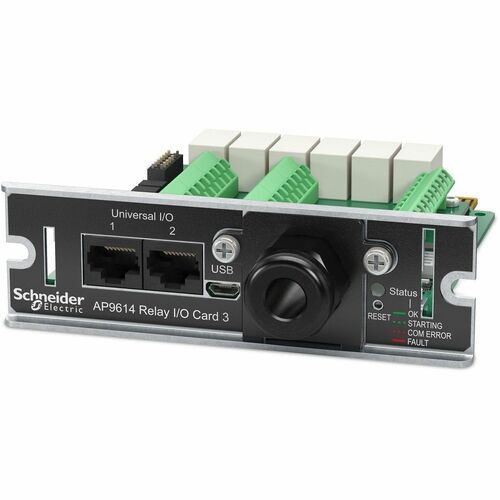 Schneider Electric USV-Management-Adapter - 2 x Netzwerk (RJ-45) Anschluss/Anschlüsse - USB