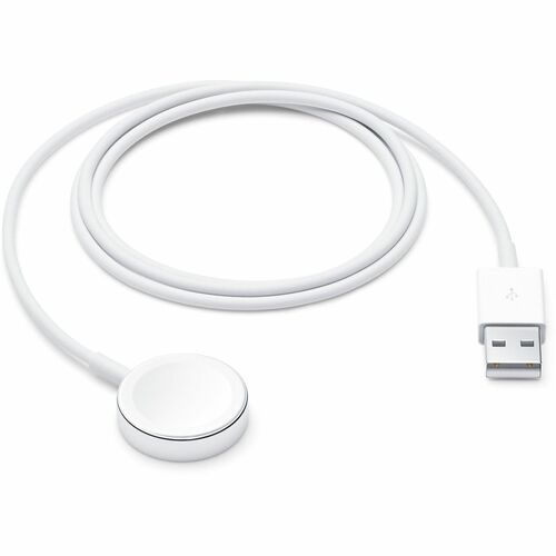 Apple Charging Cable - 1 m - For Apple Watch, iMac, iMac Pro, Mac Studio, Mac mini - Magnetic Charger / USB Type A - White