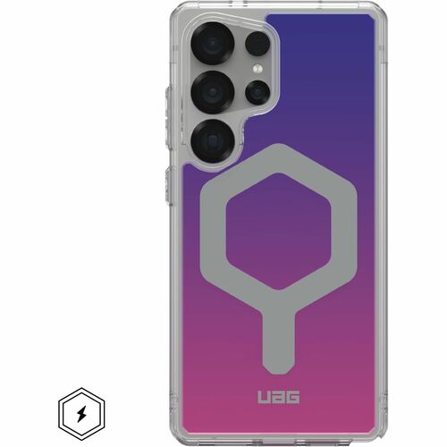 Urban Armor Gear Plyo Rugged Case for Samsung Galaxy S25 Ultra Smartphone - Purple Pink Ombre - Shock Absorbing, Drop Resi