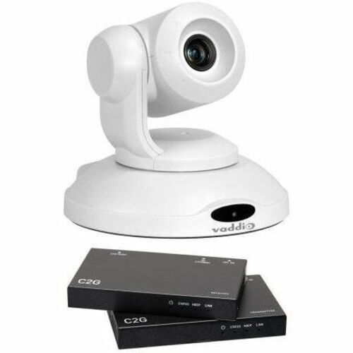 Vaddio PrimeSHOT 10 HDMI PTZ Camera - With HDMI Extender and 10x Zoom - White