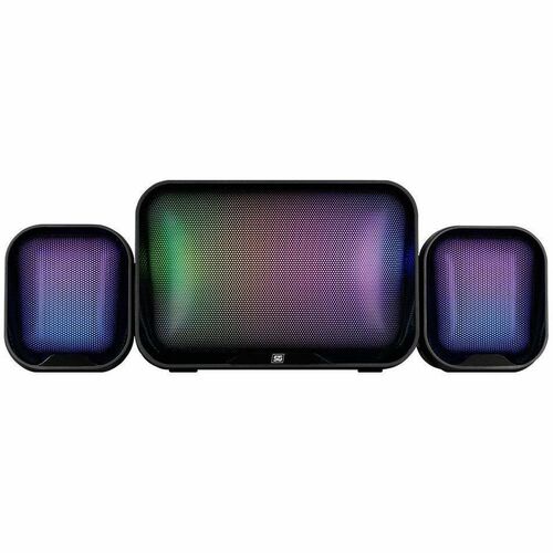 Vorago SPK-255 2.1 Pórtatil Sistema de Altavoces - 10W RMS - Negro - Sobremesa, Estante - 20Hz a 20kHz - USB