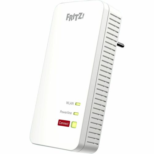 FRITZ! FRITZ!Powerline Powerline Network Adapter - 1 - 2 x Network (RJ-45) - 1200 Mbit/s Powerline - Wireless LAN - IEEE 8