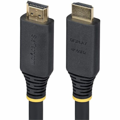StarTech.com 15m (49.2ft) Active High Speed HDMI Cable, 4K 60Hz/1440p 144Hz, 18Gbps, UHD HDMI 2.0 Cord, TPE Jacket - Activ
