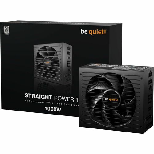 be quiet! STRAIGHT POWER 12 Straight Power 12 1000W EPS12V, ATX 3.0 Modular Power Supply - 1 kW - Internal - 3.3 V DC Outp
