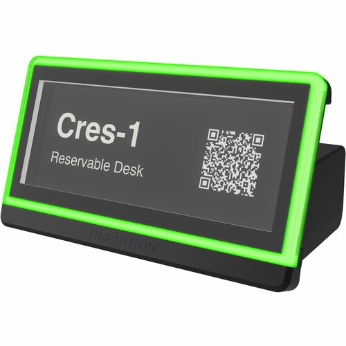 Crestron DSS-100 Scheduling Status Indicator - 4.3 cm Height x 7.6 cm Width x 4.8 cm Depth - Textured Black - Polycarbonat