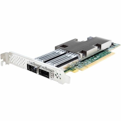 ATTO FastFrame N424 25Gigabit Ethernet Card - PCI Express 4.0 x16 - 25 Gbit/s Data Transfer Rate - Optical Fiber - Low Pro
