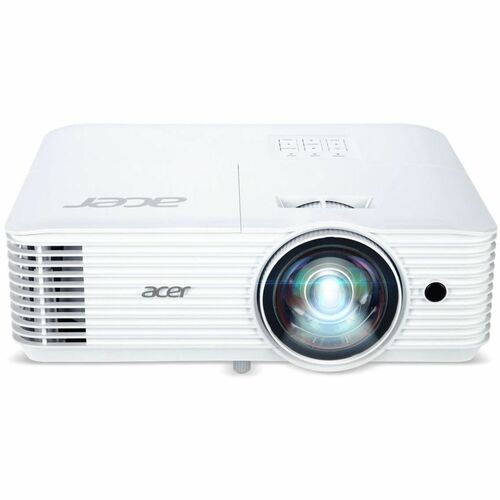 Acer S1387 3D Short Throw DLP Projector - 16:10 - Ceiling Mountable - White - 1280 x 800 - Front, Rear, Front Ceiling, Rea