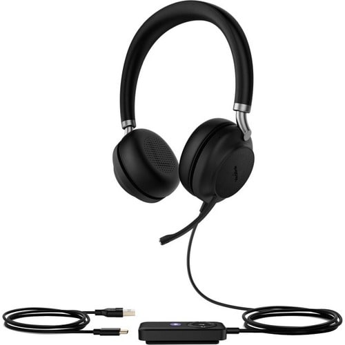 YEALINK UH38 DUAL TEAMS HEADSET USB WIRED & BLUETOOTH. USB-A LEATHER EAR CUSHIONS 360 DEG BUSYLIGHT BUILT-IN-BATTERY. 2 YE
