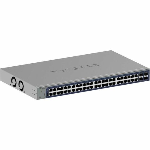 Netgear Business GS752TXUPv3 48 Ports Manageable Ethernet Switch - Gigabit Ethernet, 10 Gigabit Ethernet - 10GBase-X, 10/1